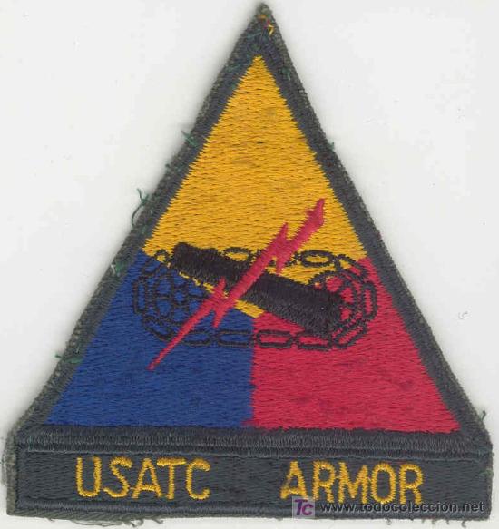 Militaria: Estados Unidos. US Army USATC Armoured Division.