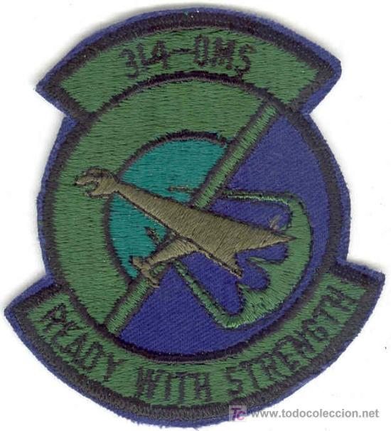 Militaria: Estados Unidos. US Air Force. 314 OMS