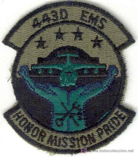 Militaria: ESTADOS UNIDOS. US Air Force. 443D EMS