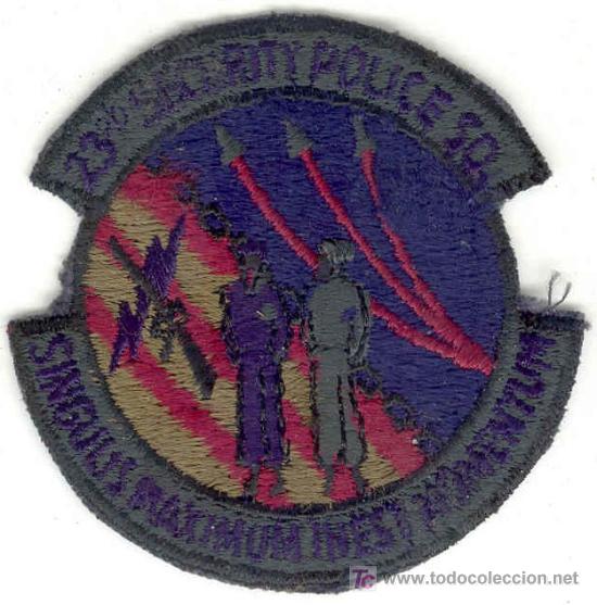 Militaria: ESTADOS UNIDOS. US Air Force. 23rd Security Police Squadron
