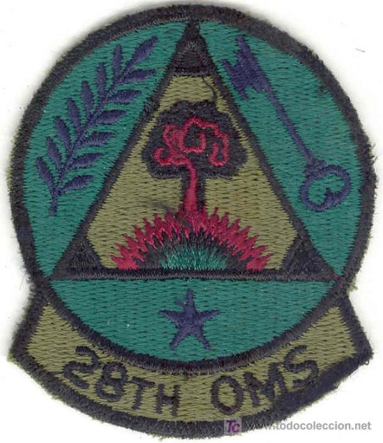 Militaria: ESTADOS UNIDOS. US Air Force. 28th OMS