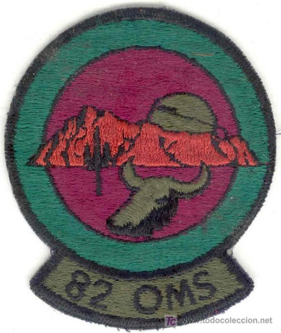 Militaria: ESTADOS UNIDOS. US Air Force. 82 OMS