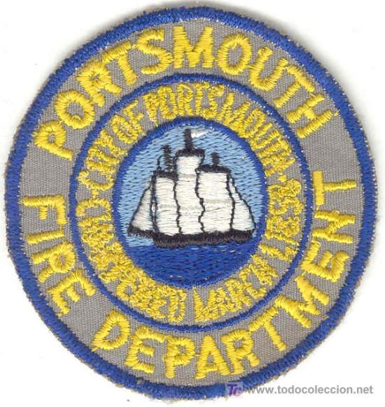 Militaria: ESTADOS UNIDOS. Bomberos. Fire Department. Portsmouth