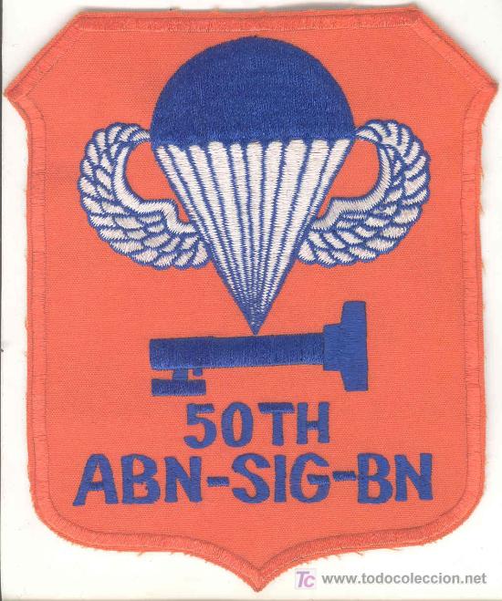 Militaria: ESTADOS UNIDOS.  50th Airborne Signal Bn.