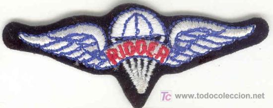 Militaria: ESTADOS UNIDOS.  Paracaidista. Rigger