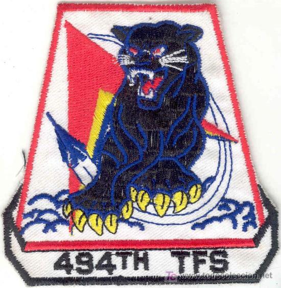 Military Antiques: ESTADOS UNIDOS.  US Air Force. 494th TFS