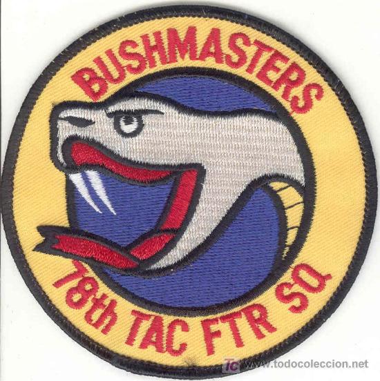 Military Antiques: ESTADOS UNIDOS.  US Air Force. 78th Tac Ftr Sq