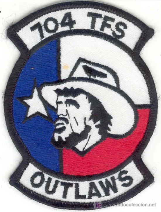Military Antiques: ESTADOS UNIDOS.  US Air Force. 704 TFS. Outlaws