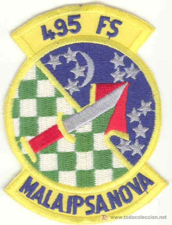 Military Antiques: ESTADOS UNIDOS.  US Air Force. 495 FS Malaipsanova