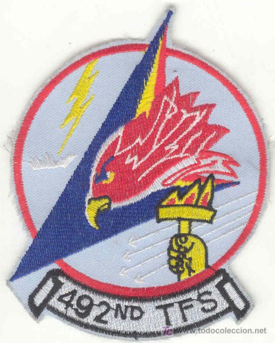 Military Antiques: ESTADOS UNIDOS.  US Air Force. 492th Tac Ftr Sq.