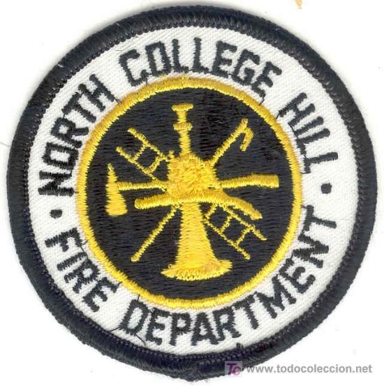 Militaria: Estados Unidos. North College Hill Fire dept. Bomberos
