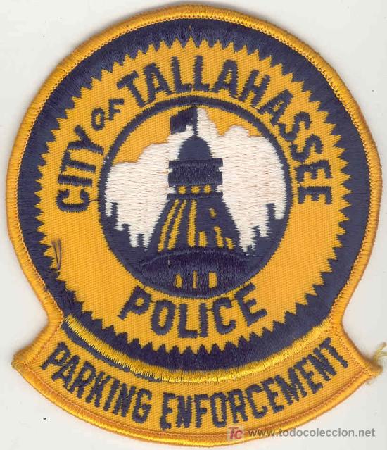 Military Antiques: ESTADOS UNIDOS. Insignia de tela. Polic&iacute;a. City of Tallahassee Police.