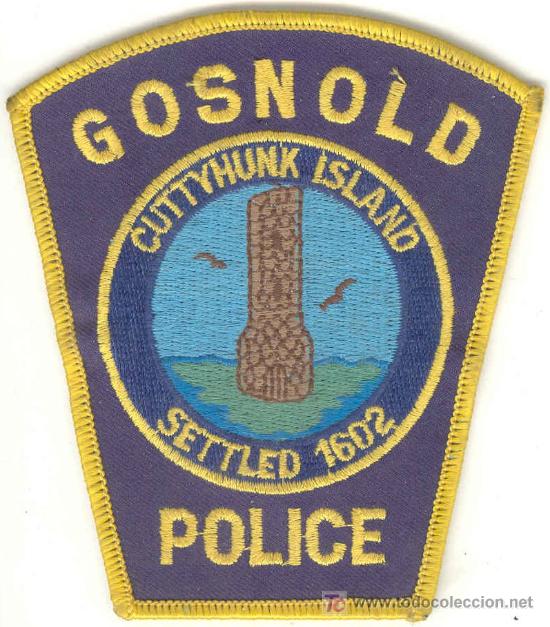 Military Antiques: ESTADOS UNIDOS. Insignia de tela. Polic&iacute;a. Gosnold Police.