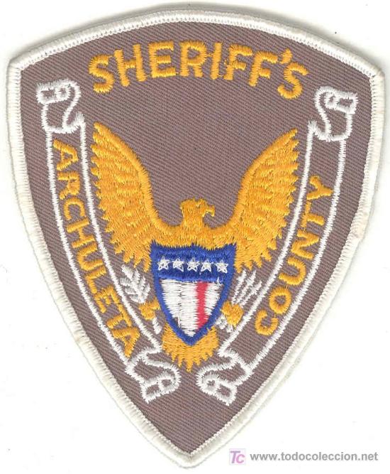 Military Antiques: ESTADOS UNIDOS. Insignia de tela. Polic&iacute;a. Archuleta County Sheriff's.