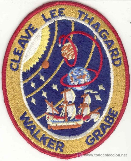 Militaria: ESTADOS UNIDOS. Insignia de tela. Agencia Espacial NASA