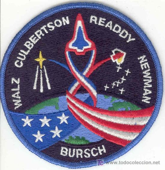 Militaria: ESTADOS UNIDOS. Insignia de tela. Agencia Espacial NASA
