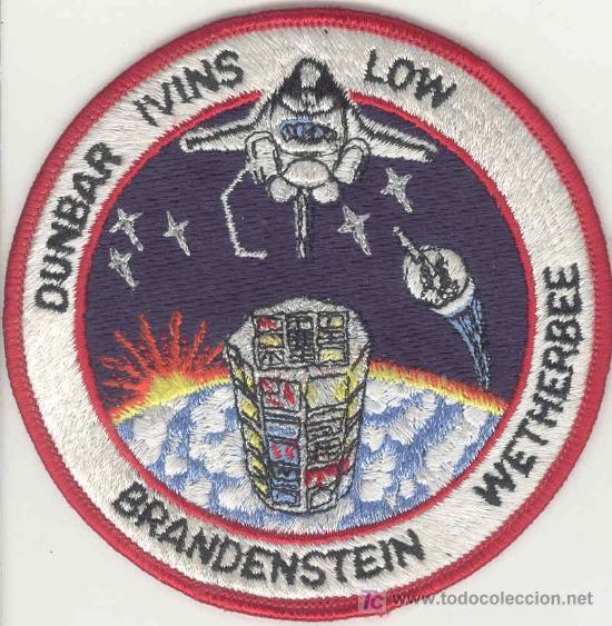 Militaria: ESTADOS UNIDOS. Insignia de tela. Agencia Espacial NASA