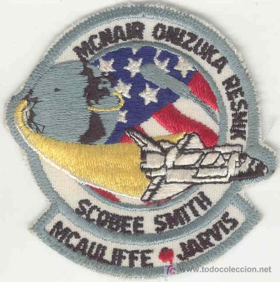 Militaria: ESTADOS UNIDOS. Insignia de tela. Agencia Espacial NASA