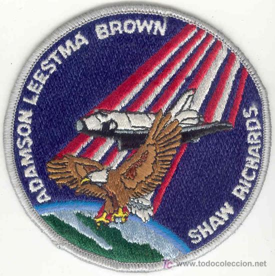 Militaria: ESTADOS UNIDOS. Insignia de tela. Agencia Espacial NASA