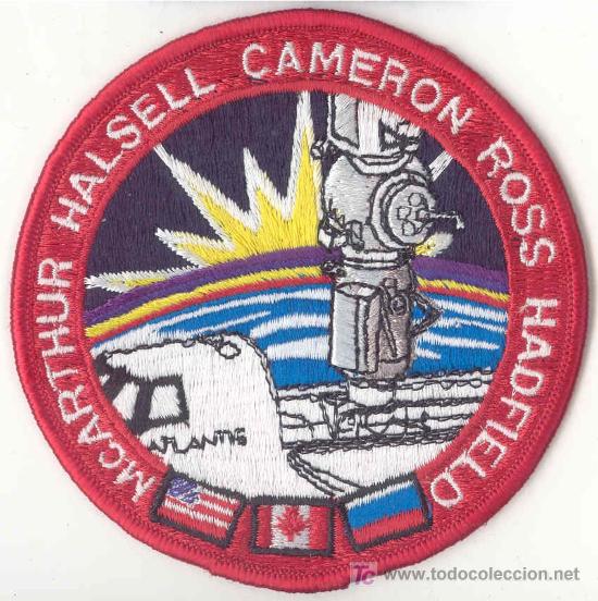 Militaria: ESTADOS UNIDOS. Insignia de tela. Agencia Espacial NASA