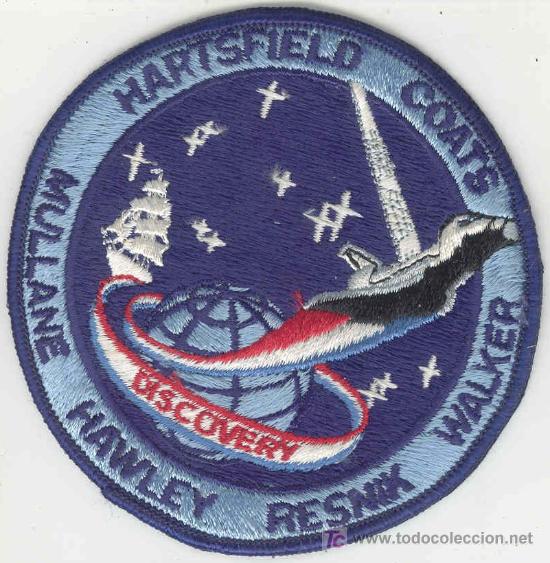 Militaria: ESTADOS UNIDOS. Insignia de tela. Agencia Espacial NASA