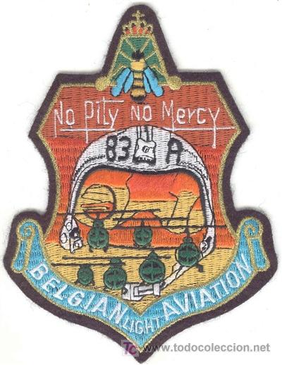 Militaria: B&eacute;lgica. Insignia de tela de Aviaci&oacute;n.