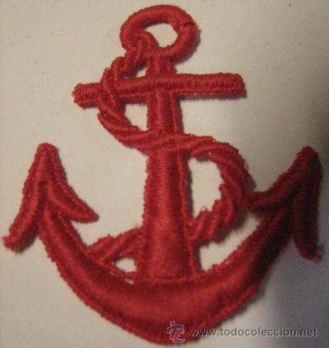 Militaria: Ancla bordada de 5,5 cms - Foto 1
