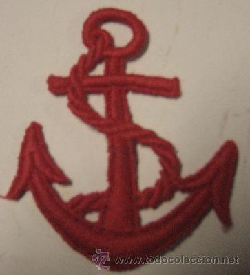 Militaria: Ancla bordada de 6 cms - Foto 1