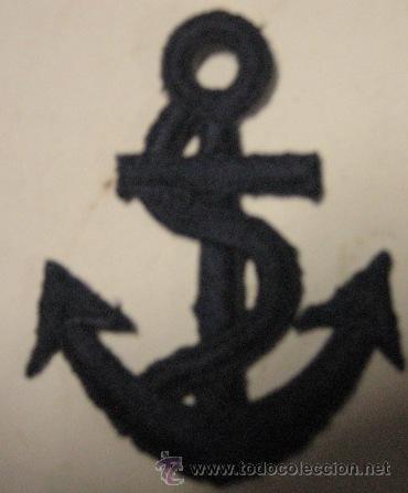 Militaria: Ancla bordada de 6 cms - Foto 1