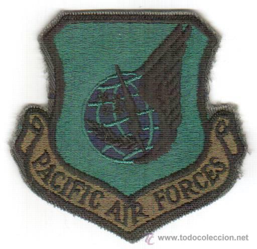 Military Antiques: PARCHE USA - USAF - PACIFIC AIR FORCES - FUERZAS AEREAS DEL PACIFICO
