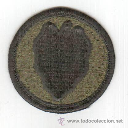 Military Antiques: PARCHE USA - US ARMY - 24TH INFANTRY DIVISION - 28 DIVISION DE INFANTERIA - SUBDUE