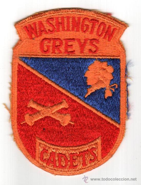 Militaria: PARCHE USA - US ARMY - WASHINGTON GREYS CADETS