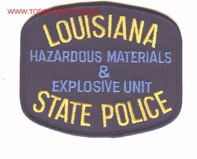 Military Antiques: Parche artificiero especialista en explosivos, USA. LOUISIANA.