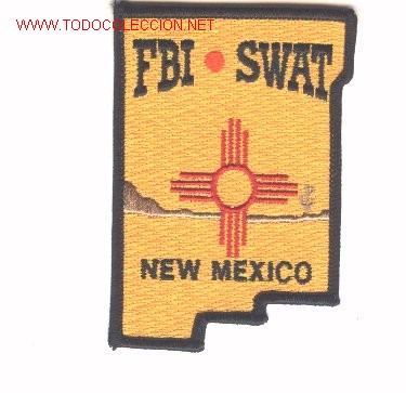 Military Antiques: Parche FBI,  USA. NEW MEXICO.