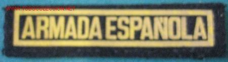Militaria: Parche de la Armada Espa&ntilde;ola, 9 x 2 cms - Foto 1