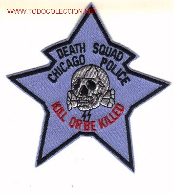Military Antiques: Parche bordado de unidad especial de policia, USA.  CHICAGO.