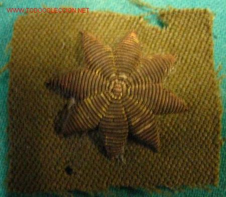Militaria: Estrella bordada, de comandante. - Foto 1