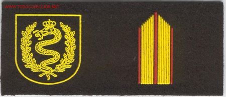 Militaria: PARCHE EMBLEMADE PECHO DE BRIGADA DE LA BRIGADA CASTILLEJOS.