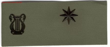 Military Antiques: PARCHE EMBLEMA TIRA DE PECHO VERDE COMANDANTE M&Uacute;SICA