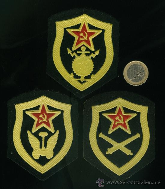 Militaria: Lote de 3 parches - ej&eacute;rcito sovietico - Foto 1