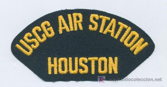 Militaria: US Navy. Insignia de gorra. USCG AIR STATION HOUSTON