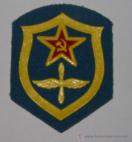 Militaria: Parche de aviaci&oacute;n sovi&eacute;tica. Badge, insignia militar, aviation, aircraft.
