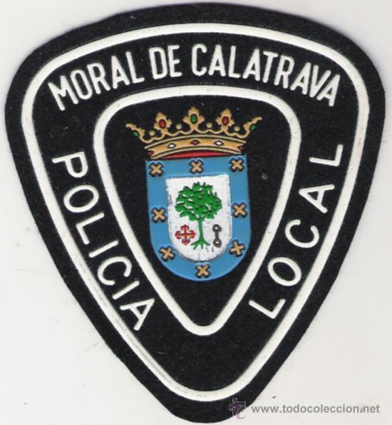 Militaria: PARCHE DE TELA DE LA POLICIA LOCAL DE MORAL DE CALATRAVA