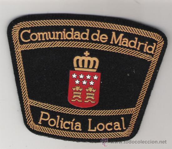 Militaria: PARCHE DE TELA DE LA POLICIA LOCAL DE LA COMUNIDAD DE MADRID