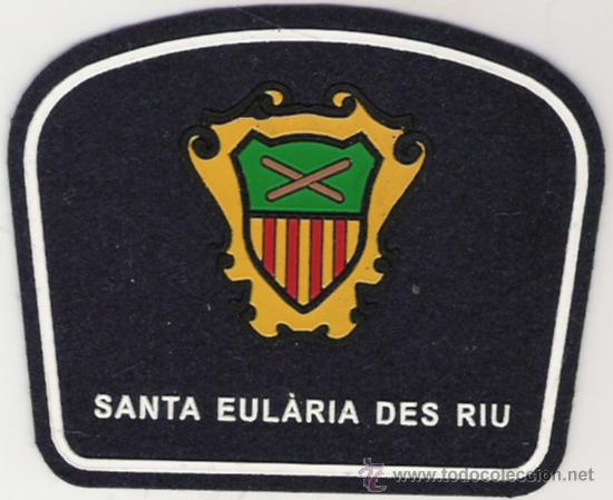 Militaria: PARCHE DE TELA DE LA POLICIA DE BALEARES SANTA EULARIA DES RIU