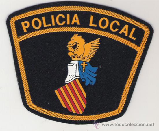 Militaria: PARCHE DE TELA DE LA POLICIA LOCAL