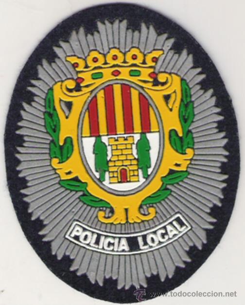 Militaria: PARCHE DE TELA DE LA POLICIA LOCAL DE ALCA&Ntilde;IZ TERUEL