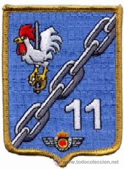 Militaria: Insignia de tela de la Fuerza A&eacute;rea Espa&ntilde;ola.  Grupo 11