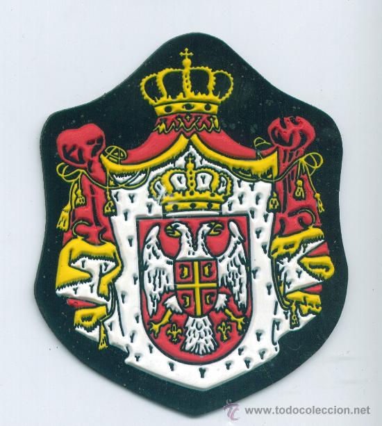 Militaria: Guerra de los Balcanes.  Insignia de brazo de las Milicias Serviaa de la Rep&uacute;blica Srpska.