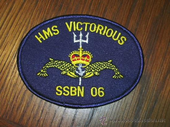 Militaria: parche submarino ingles - Foto 1